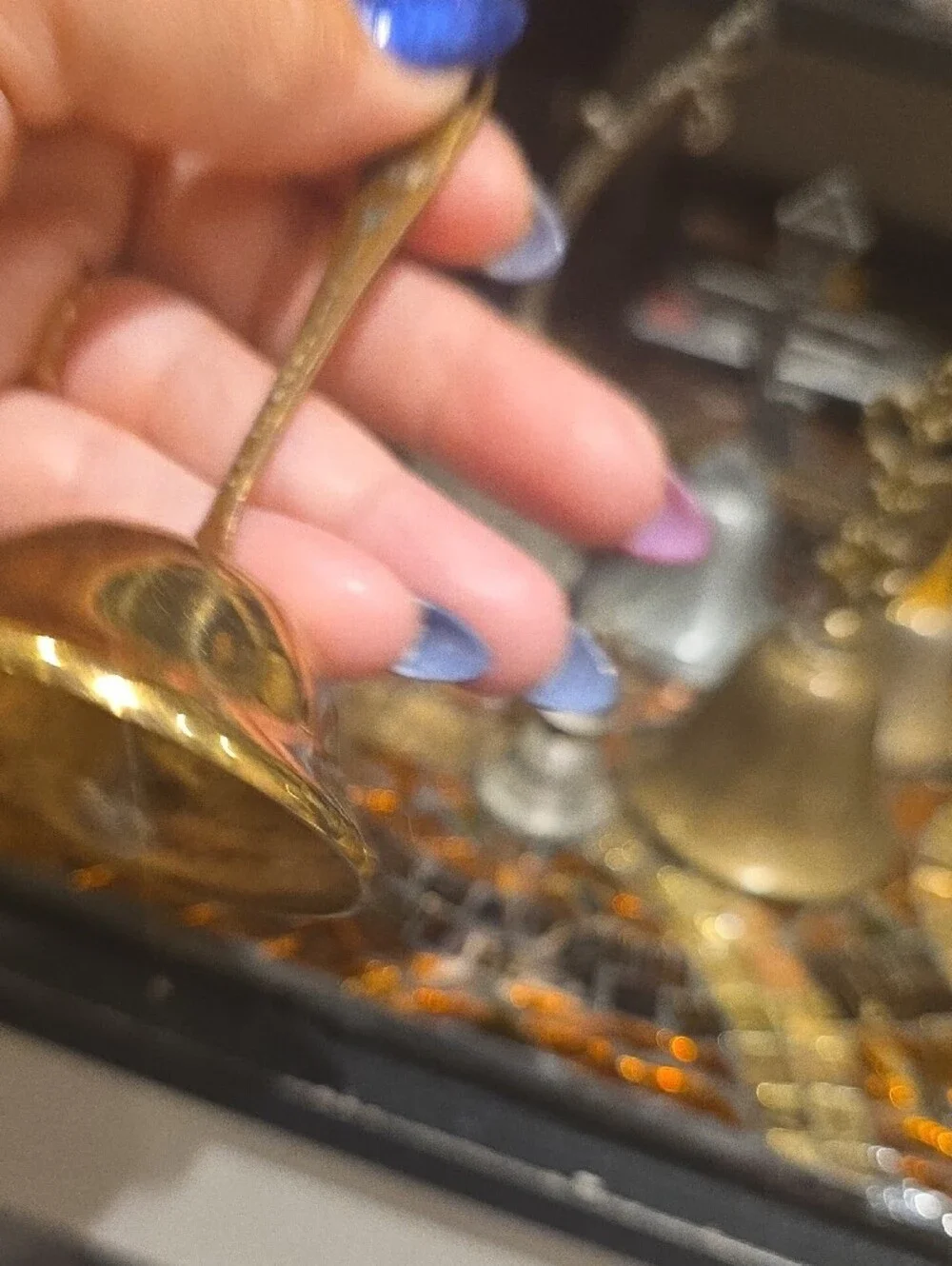Vintage Decorative Collectible Table Bells - Silver & Gold